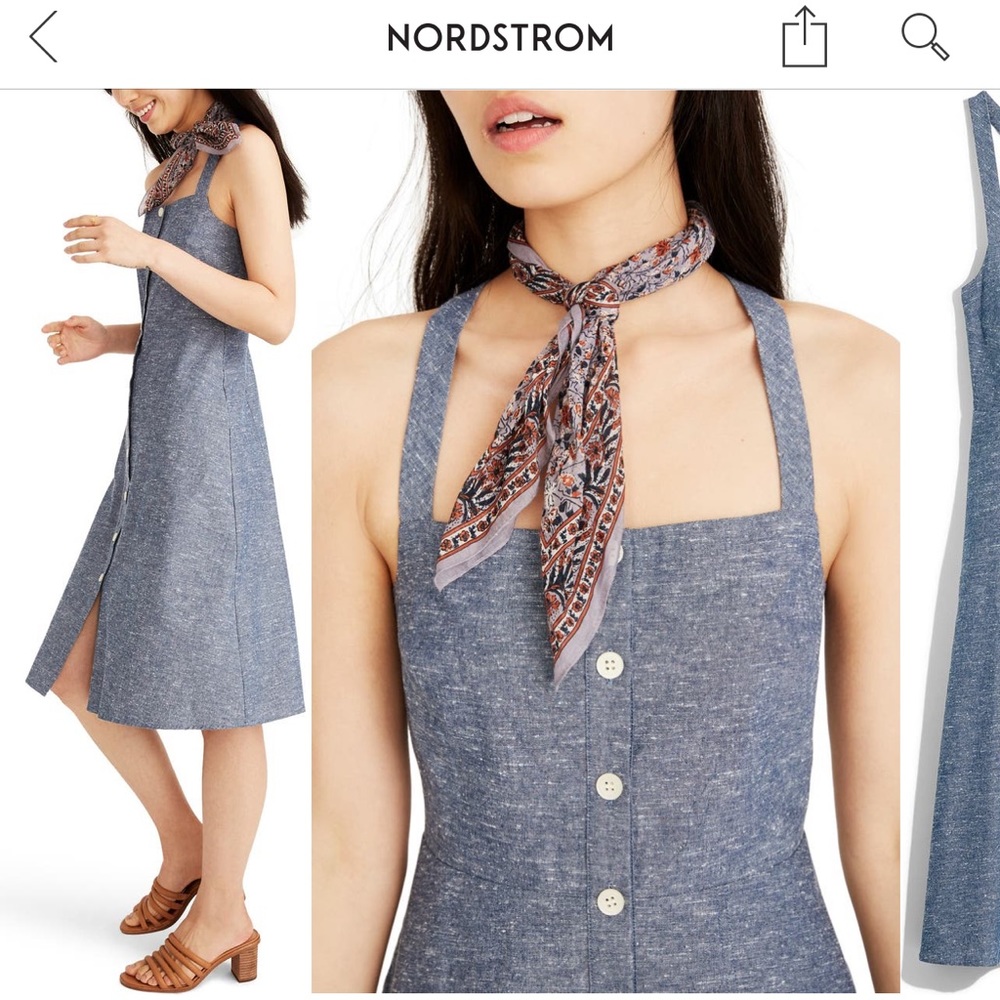 Madewell: Button-Front, Racerback Tank Dress